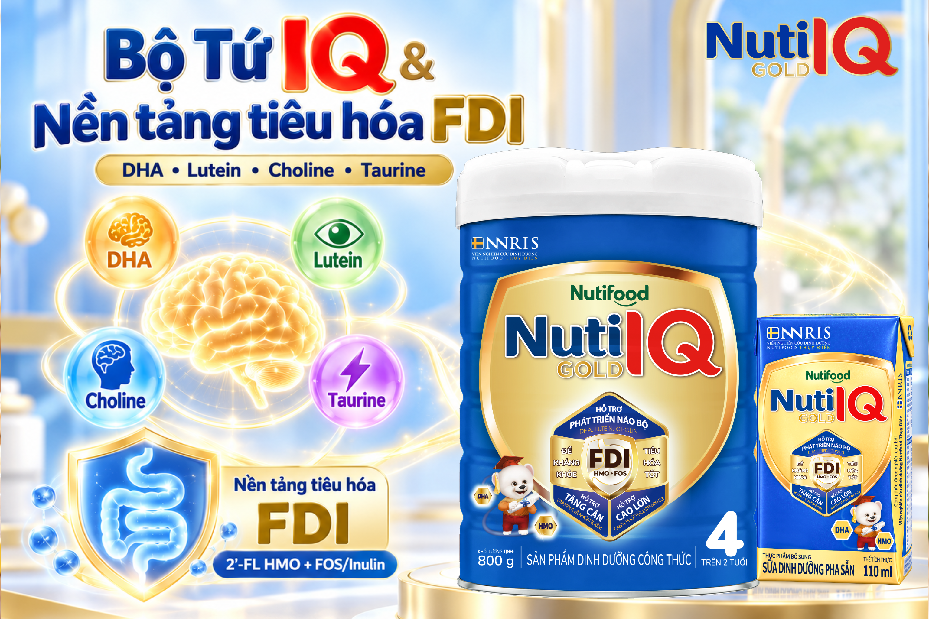 Hình ảnh bài viết: Nuti IQ Gold (Trên 2 tuổi): Khơi nguồn trí tuệ, thông minh cao lớn mỗi ngày